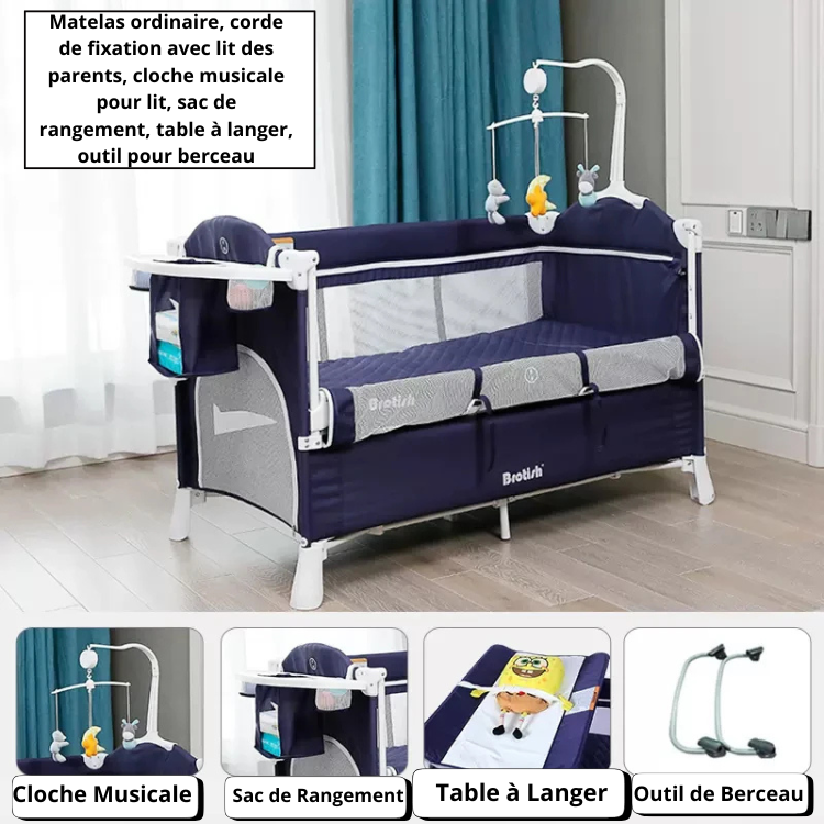 berceau-cododo-bleu-marine-design-haute-qualité