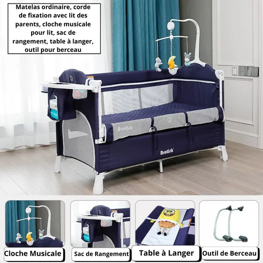 berceau-cododo-bleu-marine-design-haute-qualité