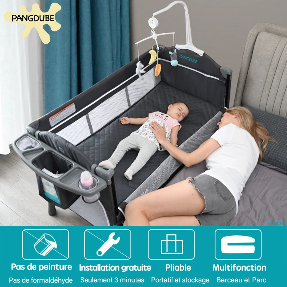 berceau-cododo-gris-charbon-confortable-pratique