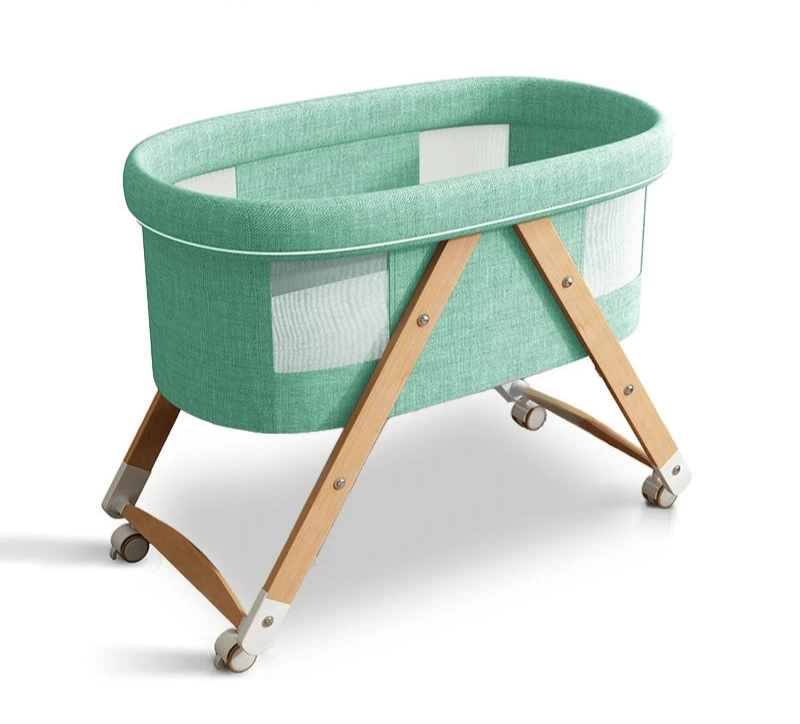 berceau-cododo-vert-menthe-ergonomique