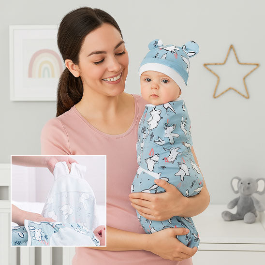 couette-bébé-ensemble-emmaillotage-utile