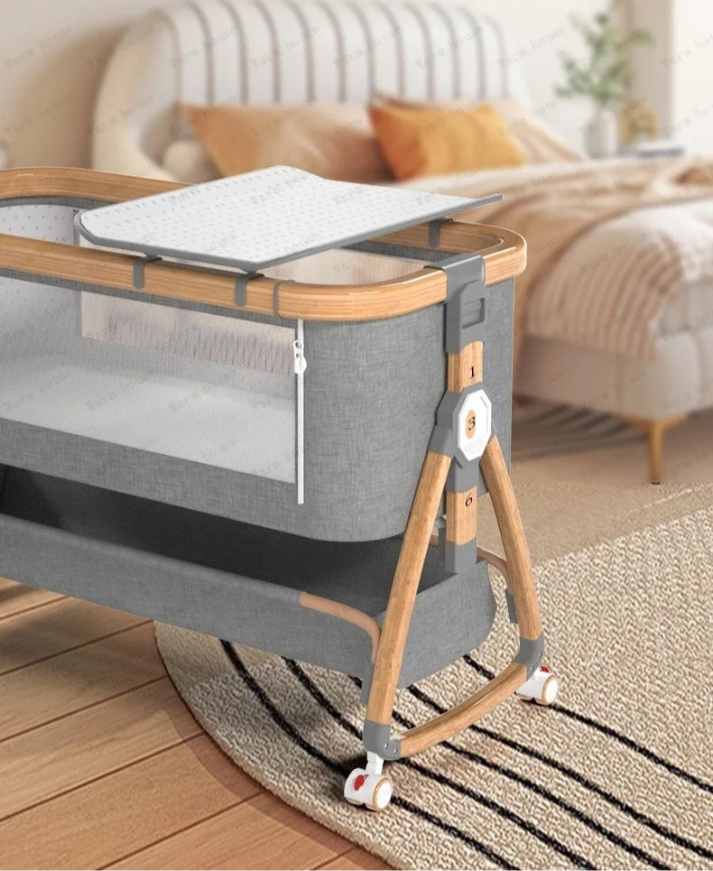 lit-bébé-cododo-gris-boisé-qualité-supérieur