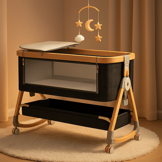 Lit Bébé Cododo | MobiloDodo | Noir - Boisé