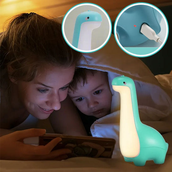 veilleuse-pour-bébé-dinosaure-bleu-multi-tâche