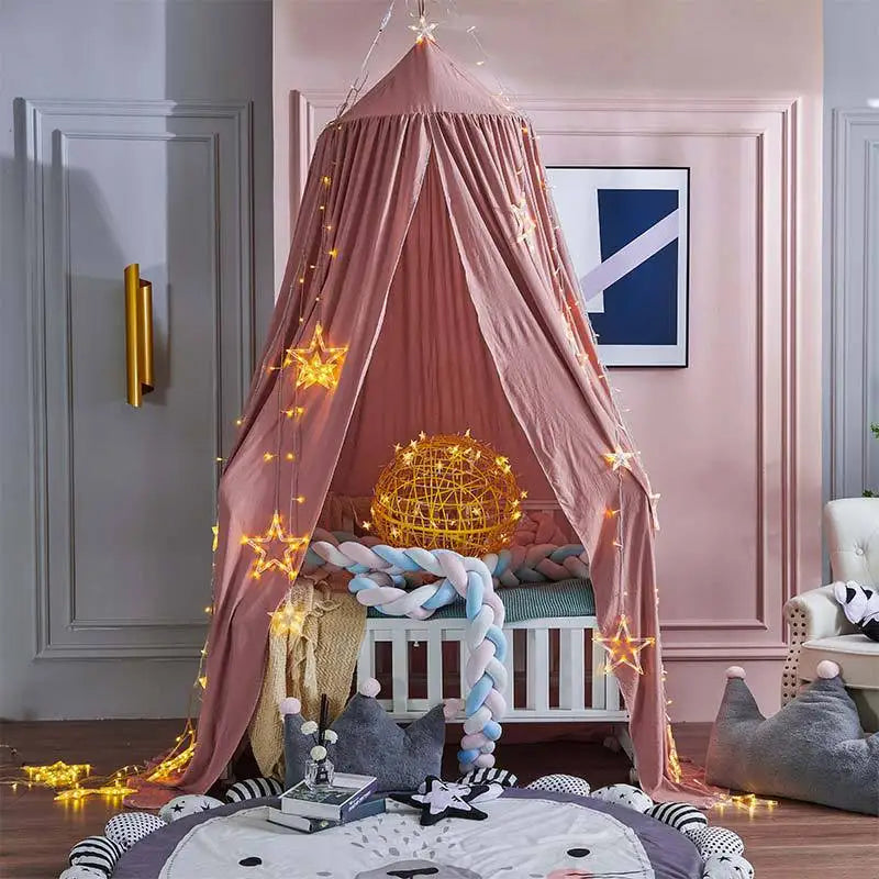 ciel-de-lit-enfant-rouge-foncé-sécuritaire
