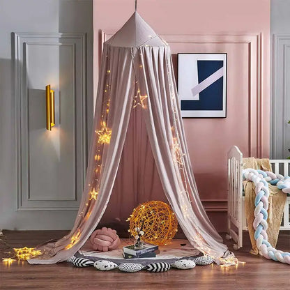 ciel-de-lit-enfant-vieux-rose-doux-confortable