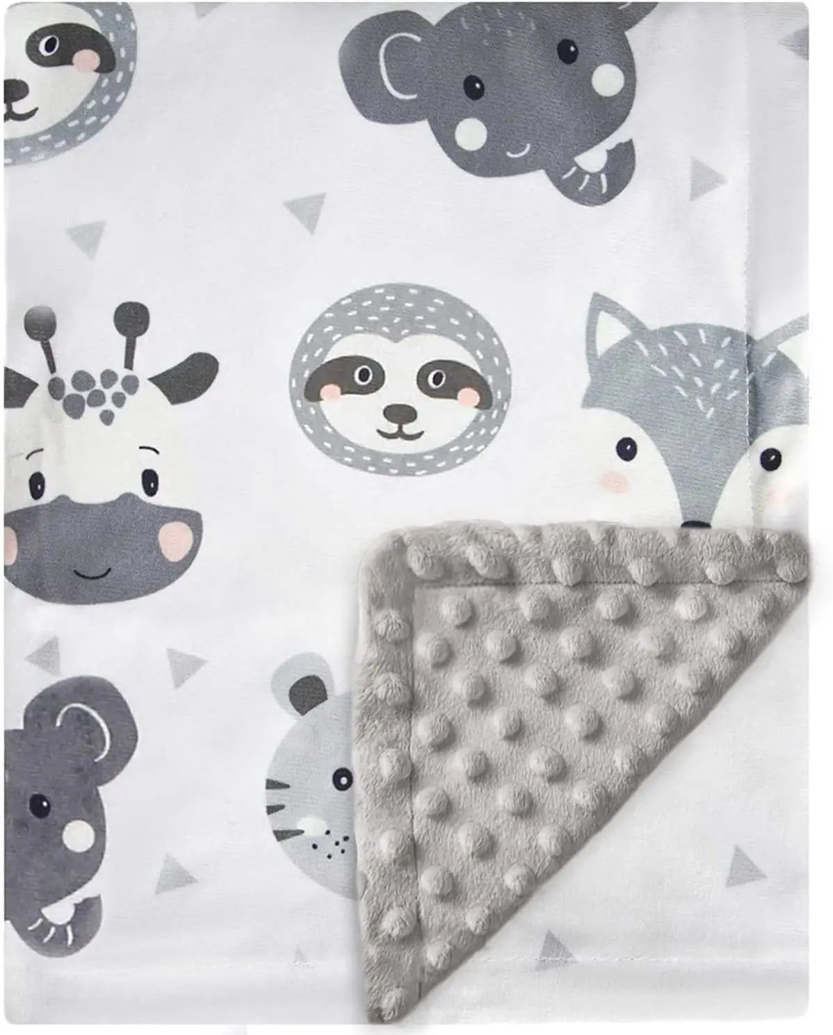couette-pour-bébé-dermatologique-animaux-gris
