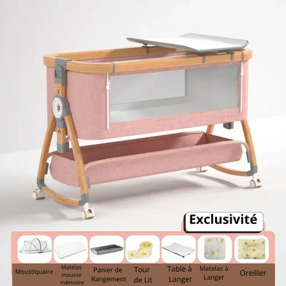 lit-bébé-cododo-rose-multi-option