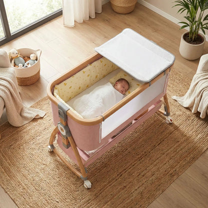 lit-bébé-cododo-rose-protection-optimale