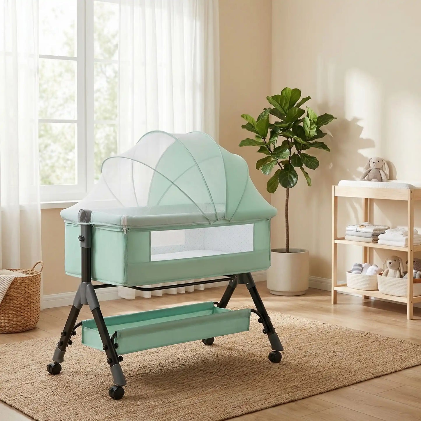 lit-cododo-babybedmobile-vert-confortable-qualité-supérieur