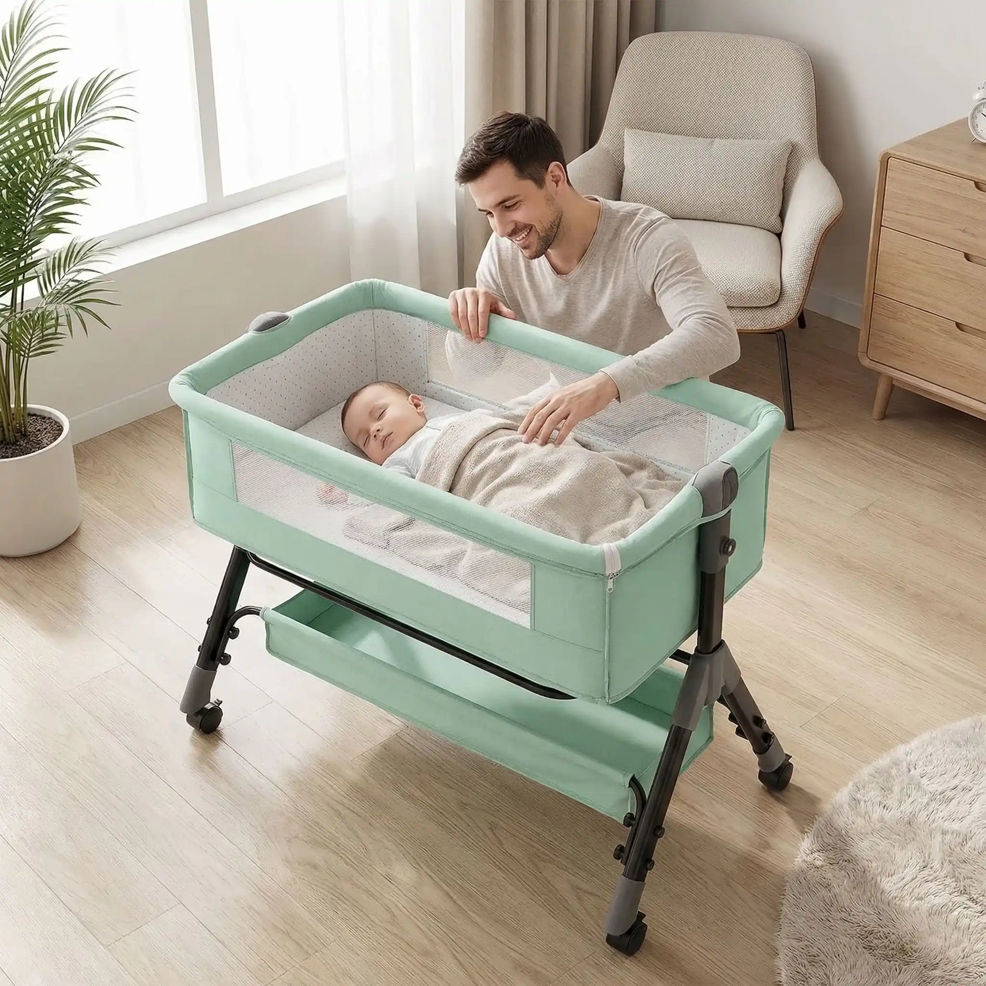 lit-cododo-babybedmobile-vert-confortable-sécuritaire