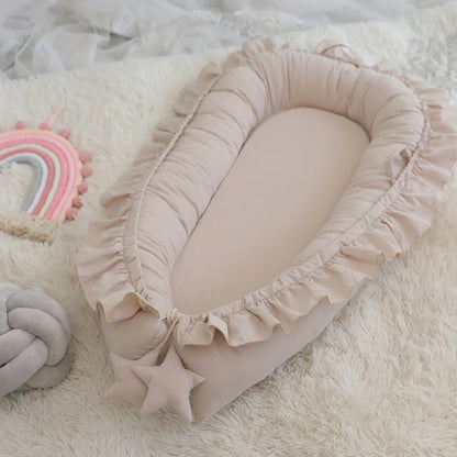 Réducteur de Lit Bébé | SécuriCocon | Beige