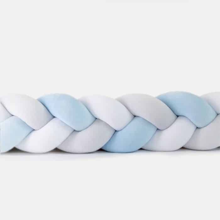 tour-de-lit-tresse-bleu-blanc-qualité-supérieur