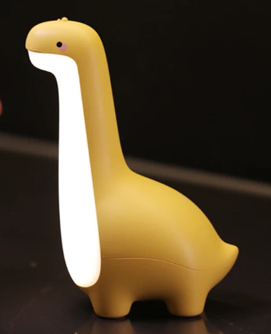 veilleuse-bébé-dinosaure-jaune-design-unique
