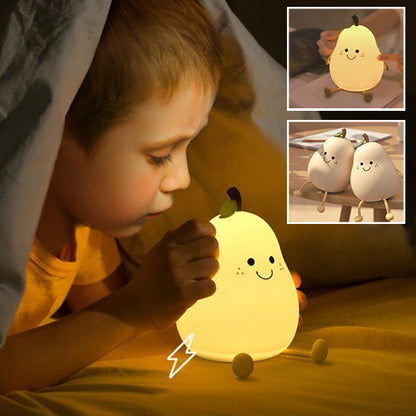 Veilleuse Bébé - Poire - Blanc