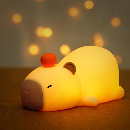veilleuse-pour-bébé-capybara-couché-design-unique