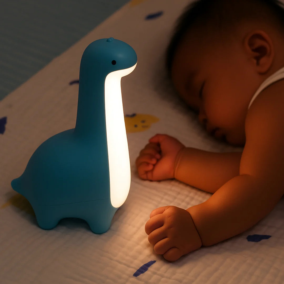 veilleuse-pour-bébé-dinosaure-bleu-sommeil-profond